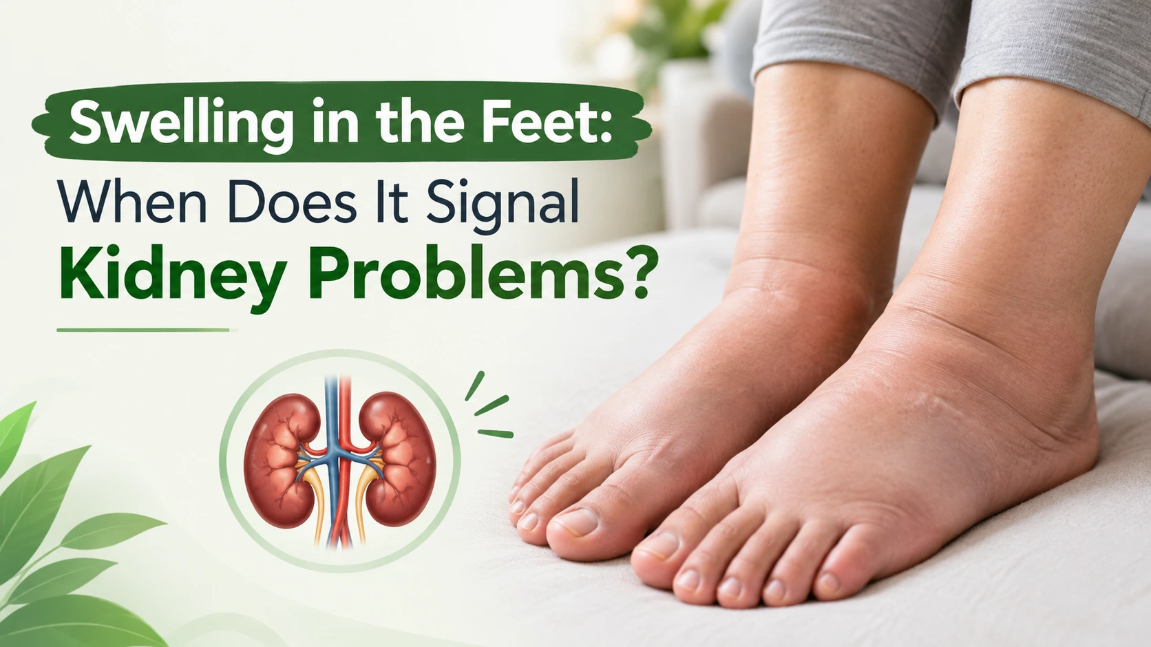 Swelling in the Feet: When Does It Signal Kidney Problems?